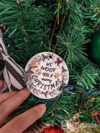 картинка 1 прикреплена к отзыву We Woof You A Merry Christmas Ceramic Ornament With FAVIA New Year Decorations - Perfect Gift For Pet Lovers от Michael Paquette