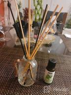 img 1 attached to Hossian Natural Rattan Reed Diffuser Sticks - Fragrance Diffusers With Glass Bottles And Refills - Replacement Wood Sticks For Aromatherapy (7.87" X 3Mm, Primary Color) review by Josh Kim