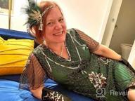 img 1 attached to Women'S Sequin Art Deco 1920S Flapper Dress With Sleeves review by Nathan Kalivas