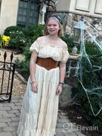 img 1 attached to Medieval Women'S Renaissance Chemise Dress: Peasant Irish Undergarment Top review by April Rodgers
