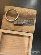img 1 attached to Brother I Love You Keychain Gift - SANNYRA Drive Safe Family Jewelry Keychain review by Yolanda Baca