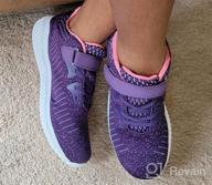 img 1 attached to Alibress Kids Sneakers - Unisex Athletic Running Tennis Sport Shoes for Boys and Girls review by Ryan Maruffo