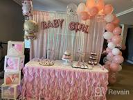 img 1 attached to Double Pack Rose Gold Sequin Backdrop Curtains - Sparkling Décor For Special Occasions! review by Christopher Cortez