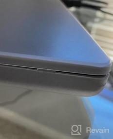 img 5 attached to Твердый чехол GhostShell™ Frost Premium Premium для MacBook Pro 16 дюймов (A2141) 2019–2020 гг. с сенсорной панелью — серый, с текстурированной матовой поверхностью, устойчивый к царапинам (без резинового покрытия), совместимый с моделями на базе процессоров Intel