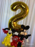 img 1 attached to 40-Inch Giant Black Number 6 Balloon - Perfect For 6Th Birthday Party Decorations, Baby Showers, And More - Foil Mylar Helium Balloon For Kids, Children, And Adults - Available In 0-9 Numbers review by Kevin Kimbrough