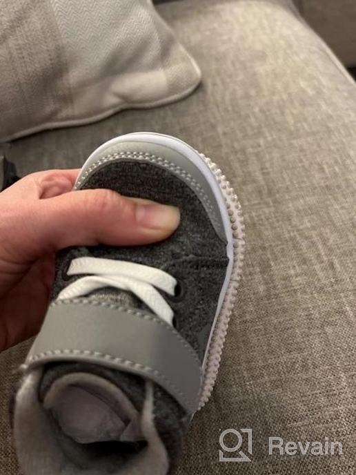 img 1 attached to Infant Non Slip Soft Lightweight Baby Boy Girl Shoes - 6 9 12 18 24 Months First Step Walking Sneakers. review by Carrie Millemann