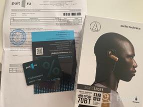 img 6 attached to Наушники Bluetooth Audio Technica ATH SPORT70BTBK SonicSport