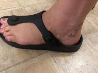 img 1 attached to Step In Style With LUFFYMOMO'S Comfortable Eva Flip Flop Thong Sandals For Women review by Michael Copeland