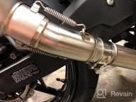 img 1 attached to Kawasaki Ninja 400 Z400 Slip-On Exhaust System Including Muffler For Improved Performance - Compatible With Models From 2018, 2019, And 2020 review by Tarus Clinton