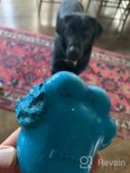 img 1 attached to Durable Dog Treat Dispensing Toys For Aggressive Chewers - EastBlue Natural Rubber Ball Puzzle Toy, Almost Indestructible Fetch And Chase Game For Medium To Large Dogs. review by Oscar Kaufman