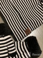 img 1 attached to ❄️ Striped Toddler Winter Beanie Mittens: Stylish Boys' Accessories for Cold Weather review by Sean Reddy