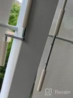 img 1 attached to Custom Light Blue Outdoor Waterproof Blackout Roller Shades - Perfect For Porch, Gazebo, Patio & More! review by Ken Booker