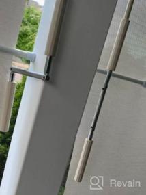 img 6 attached to Custom Light Blue Outdoor Waterproof Blackout Roller Shades - Perfect For Porch, Gazebo, Patio & More!