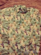 img 1 attached to Men'S Short Sleeve Hawaiian Button Up Shirt review by Diztymewntu Sacra