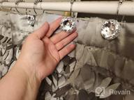 img 1 attached to Upgrade Your Shower Setup With Cyrra Stainless Steel Double Hooks - Rust Resistant, Glide Smoothly, And Ideal For Shower Curtain And Liner - 12 Pack With Starfish And Shell Design! review by Jacob Brooks