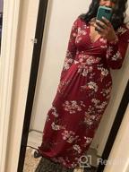 img 1 attached to AUSELILY Women's Long Sleeve Loose Plain Maxi Dresses with Pockets - Casual and Stylish Long Dresses review by Jason Rosekrans