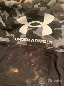 img 3 attached to Детская одежда: капюшон Under Armour с символом в черном и красном цветах.