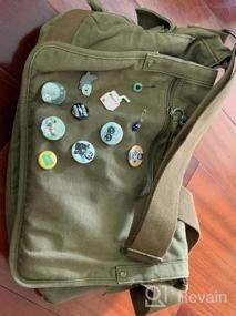 img 8 attached to Gootium Canvas Messenger Bag - Винтажная сумка через плечо через плечо