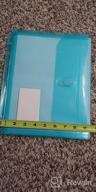 img 1 attached to 10-Pack Side-Loading Expandable Poly Binder Pocket With 1-Inch Gusset For Letter Size Documents - Clear Document Folders With Label Pocket, Ideal For School, Home, And Office Use In 3-Ring Binders review by Charles Mcneil