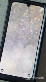 img 5 attached to Гибридный противоударный чехол-бампер для корпуса Samsung Galaxy A50 / A50S со встроенной защитой экрана - серия Poetic Guardian в стильном розовом / прозрачном цвете