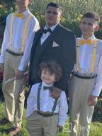 img 1 attached to Hanerdun Adjustable Suspender Bowtie: Stylish 🎀 Accessories and Bow Ties for Boys and Girls review by Anthony Lanka