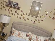img 1 attached to 72 Removable 3D Butterfly Wall Stickers In 3 Styles And 3 Sizes - Laser Pinkpurple Metallic Room Decoration For Kids Bedroom, Nursery, Classroom, Party, Wedding - DIY Gift Option review by Shaun Robinson