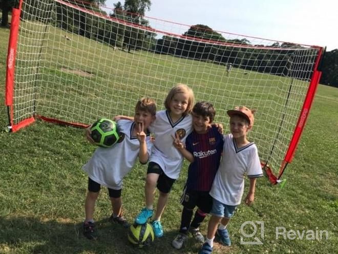 img 1 attached to Score Big With GoSports Elite Soccer Goals - Choose Your Size And Get 6 Training Cones And Portable Case! review by Michael Richardson