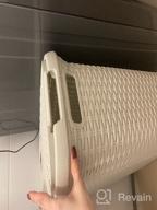 img 1 attached to Laundry basket CURVER Style, 26.5x44.8x61.5cm, cream review by Anastazja Gbka ᠌