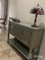 img 1 attached to P PURLOVE Console Table Buffet Sideboard Sofa Table With Four Storage Drawers Two Cabinets And Bottom Shelf (Espresso) review by Ryan Frawley