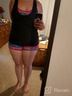 img 1 attached to Trendy Tribal Tankini Set With Boyshorts For Women By Sidefeel review by Andre Noel