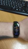 img 1 attached to Smart Xiaomi Mi Band 7 Global bracelet for Russia, black review by Pornthip Pornthip ᠌