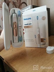 img 6 attached to Black Philips Sonicare HX9690/05 ExpertClean 7500 Bluetooth Rechargeable Electric Power Toothbrush