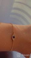 img 1 attached to 14K Gold Filled Dainty Chain Bracelet - Perfect Jewelry Gift For Women review by Marcus Powell