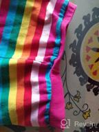 img 1 attached to Colorful VIKITA Rainbow Stripe Leggings: Comfy Cotton Girls' Clothing review by Richard Koh
