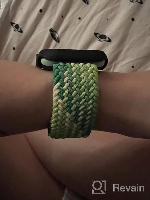 img 1 attached to Bandiction Stretchy Braided Solo Loop Bands Compatible With Apple Watch Band 44Mm 40Mm 38Mm 42Mm 41Mm 45Mm 49Mm IWatch Bands Women Men, Elastic Strap For IWatch Ultra SE Series 8/7/6/5/4/3/2/1 review by Kevin Carey