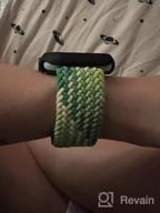 img 1 attached to Bandiction Stretchy Braided Solo Loop Bands Compatible With Apple Watch Band 44Mm 40Mm 38Mm 42Mm 41Mm 45Mm 49Mm IWatch Bands Women Men, Elastic Strap For IWatch Ultra SE Series 8/7/6/5/4/3/2/1 review by Kevin Carey