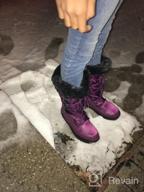 img 1 attached to Women'S Knee-High Water Resistant Fur-Lined Snow Boots - DailyShoes review by Brad Russell