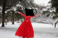 картинка 1 прикреплена к отзыву «Принцесса Бордовая детская одежда: платье с вышивкой для подружки невесты на первом причастии» от Dana Cardenas
