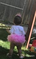img 1 attached to Baby Girl 2PCS Set Cotton Tulle Sequins Diaper Cover Bloomers Headband review by Kassandra Harris