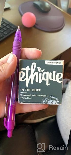 img 1 attached to Ethique In The Buff Unscented Solid Conditioner Bar For Touchy Scalps - Sulfate-Free, Plastic-Free, Vegan, Cruelty-Free, Eco-Friendly, 2.12 Oz (Pack Of 1) review by Diane Ferreira