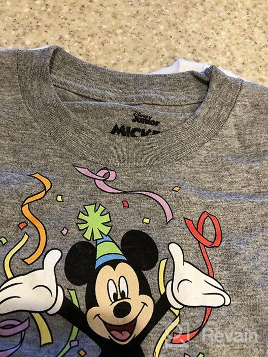 img 1 attached to Disney Birthday Graphic T Shirt Heather Boys' Clothing review by Derrick Duck