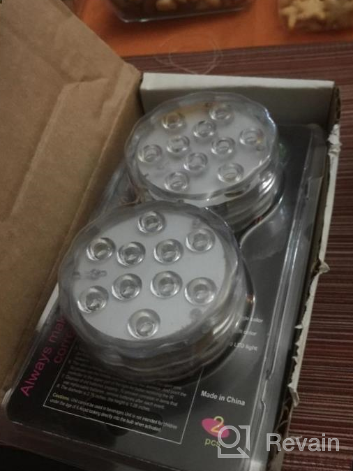 img 1 attached to Color Changing LED Submersible Tea Lights For Spa, Garden, Fish Tank And More - Pack Of 2 review by Joe Merculief