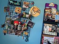 img 1 attached to NEX Wall Grid Panel With 3 Wire Baskets, Photo Picture Memo Board Room Decor DIY Wall Storage Organizer, 32.6'' X 23.8'' review by Teresa Jones