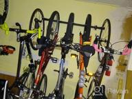 img 1 attached to StoreYourBoard Bike Storage Rack, Holds 5 Bicycles, Home And Garage Organizer, Adjustable Wall Hanger Mount review by Jeremy Meyer