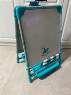 img 2 attached to Adjustable Height Double-Sided Children's Retro Easel - Size 755 × 516 × 70 mm review by Agata Skibiska ᠌