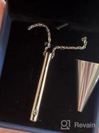 img 1 attached to Ristake Memorial Necklace: Stainless Steel Cremation Jewelry for Ashes review by Chris Lentz