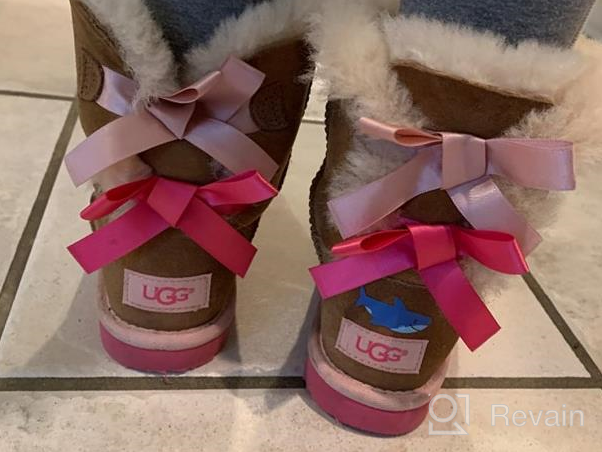 img 1 attached to Stay Stylish and Cozy with 👢 UGG Unisex-Child T Bailey Bow II Fashion Boot review by Jim Escobedo