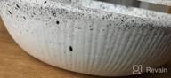 img 1 attached to Handcrafted White Matte Speckled Stoneware Dipping Bowl Set From Roro review by Victor Correa