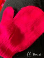 img 1 attached to 🧤 Knitted Toddler Stretch Mittens: Girls' Cold Weather Accessories and Supplies review by Jamie Parker