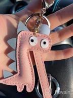 img 1 attached to Dinosaur Key Chains For Women And Girls - Bag Charm And Keychain For Car Keys - Great Gift Idea For Girlfriend Or Her By MUAMAX review by Laurie Thomas